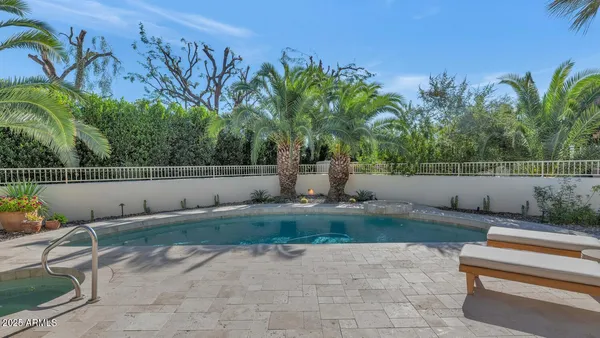 a house view with a garden space