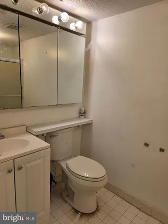 a bathroom with a toilet sink and vanity