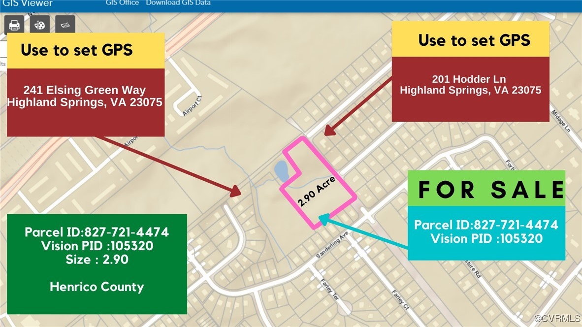 203 Meadow Road Sandston, VA 23150 - Photo 11 of 14 Map