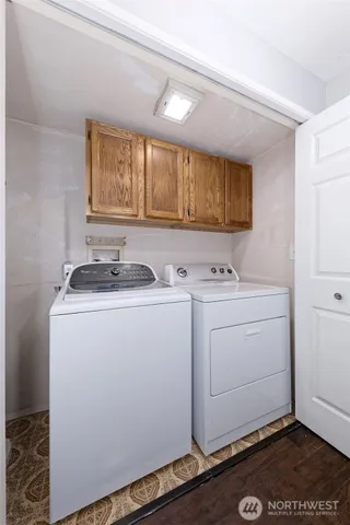 a room with storage and utility