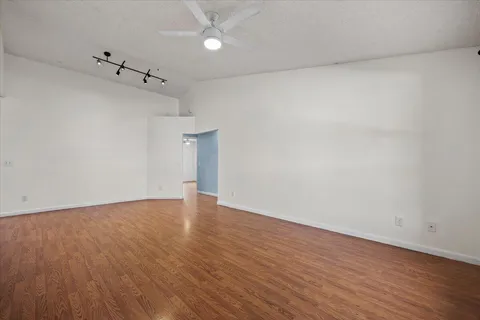 wooden floor in an empty room