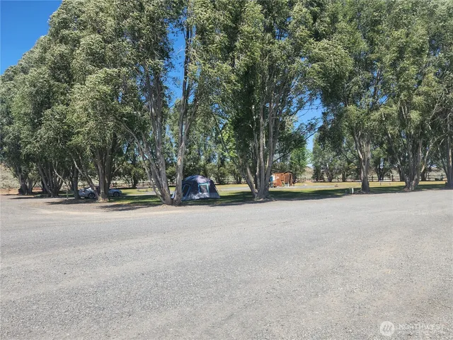a view of outdoor space with seating area