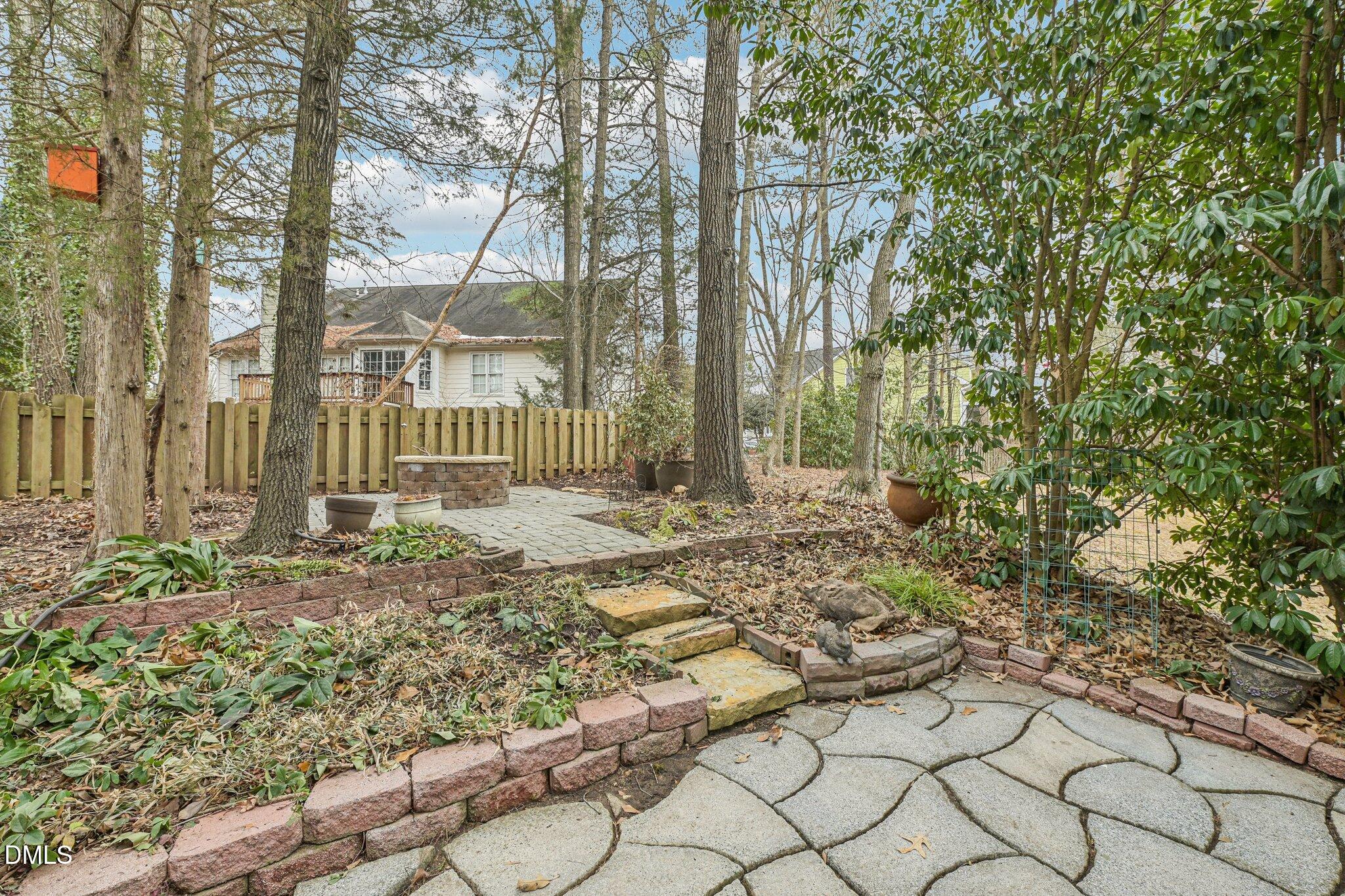 13100 Townfield Drive Raleigh, NC 27614 - Photo 28 of 31 a view of back yard of the house