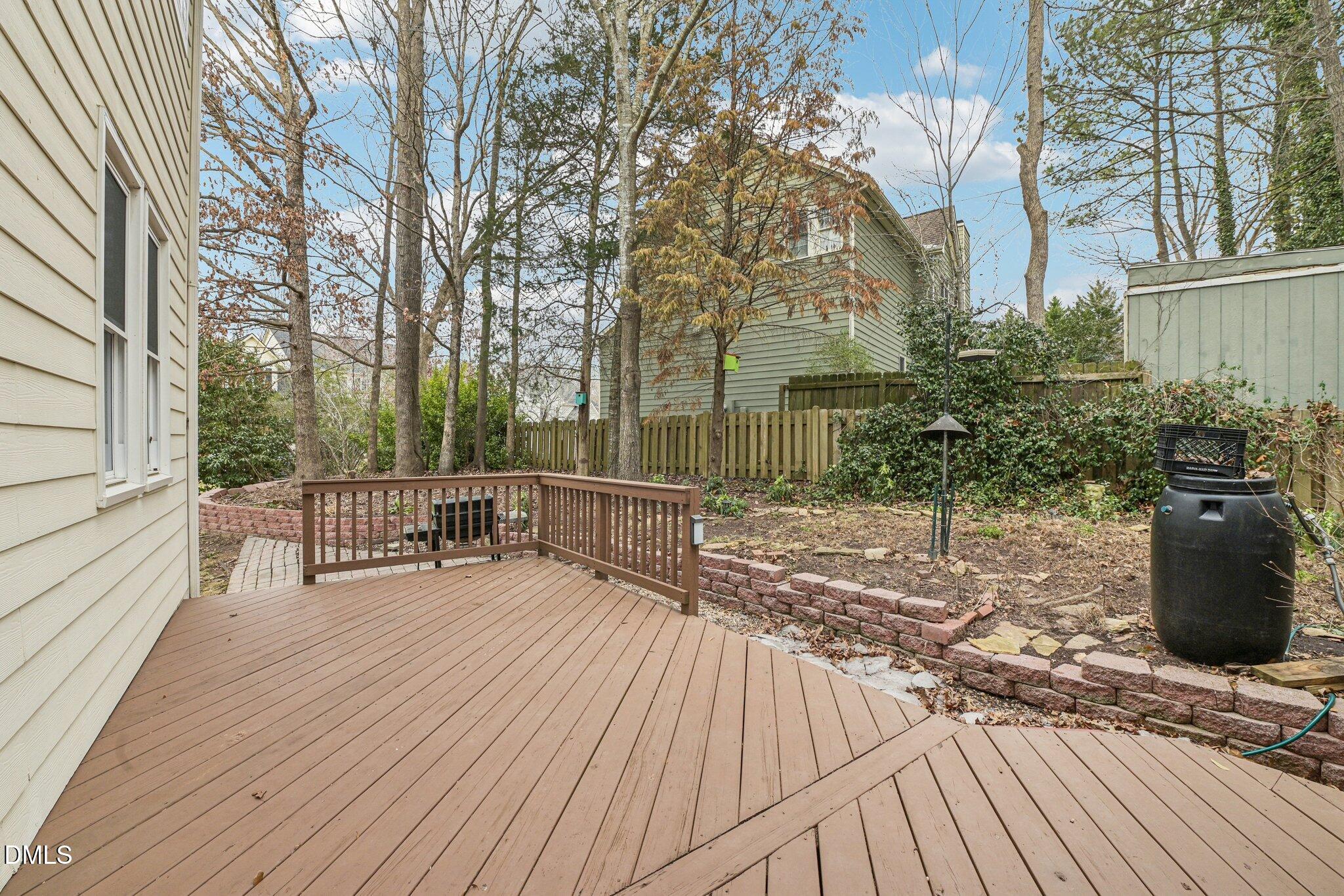 13100 Townfield Drive Raleigh, NC 27614 - Photo 30 of 31 a view of deck with patio