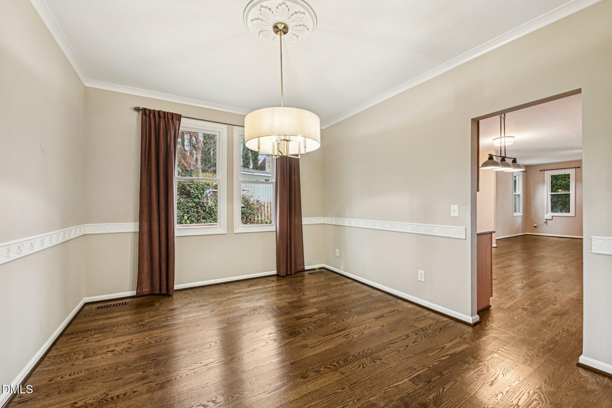 13100 Townfield Drive Raleigh, NC 27614 - Photo 4 of 31 a view interior of the house with wooden floor