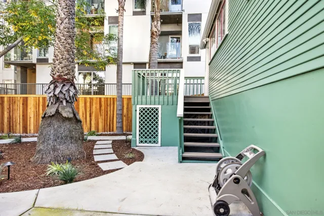 a view of outdoor space and deck