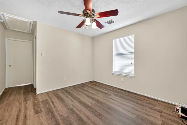 a bathroom with a sink vanity and a mirror