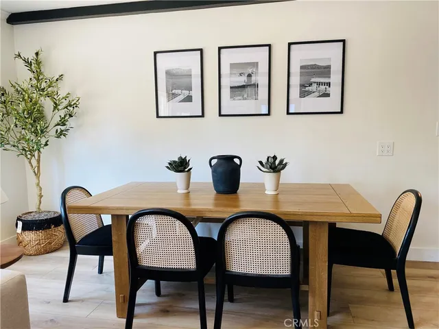 a kitchen with a stove and a microwave