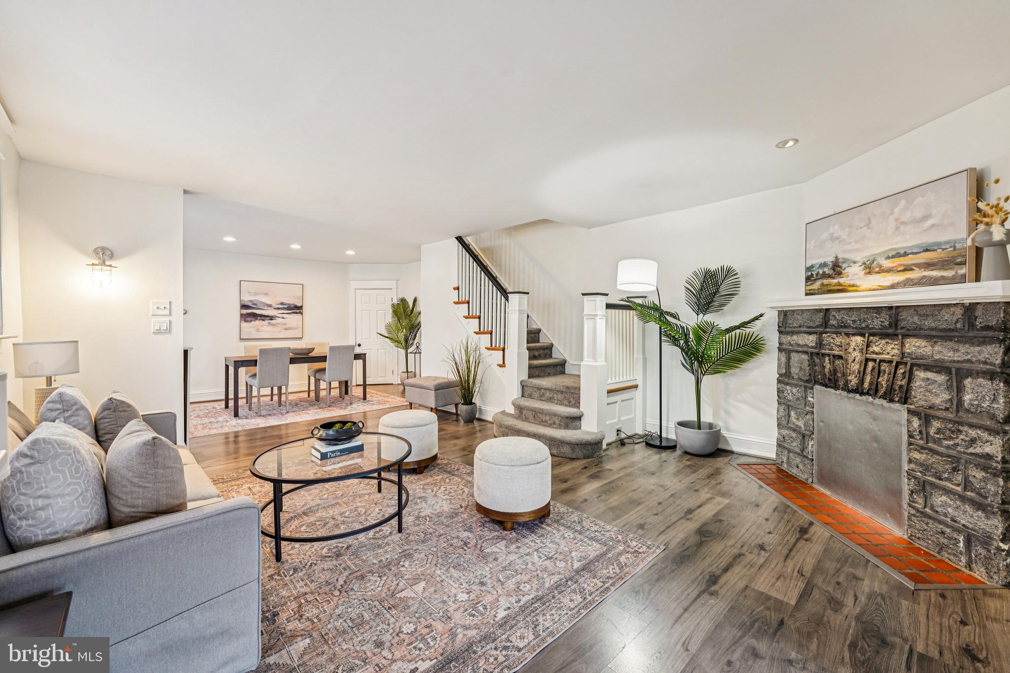 19 Wayne Avenue Springfield, PA 19064 - Photo 2 of 56 a living room with furniture and a couch
