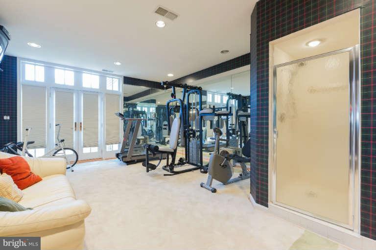 626 Chain Bridge Road McLean, VA 22101 - Photo 26 of 30 a view of a room with gym equipment