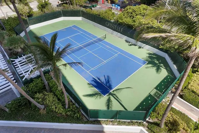 a view of an ocean and beach