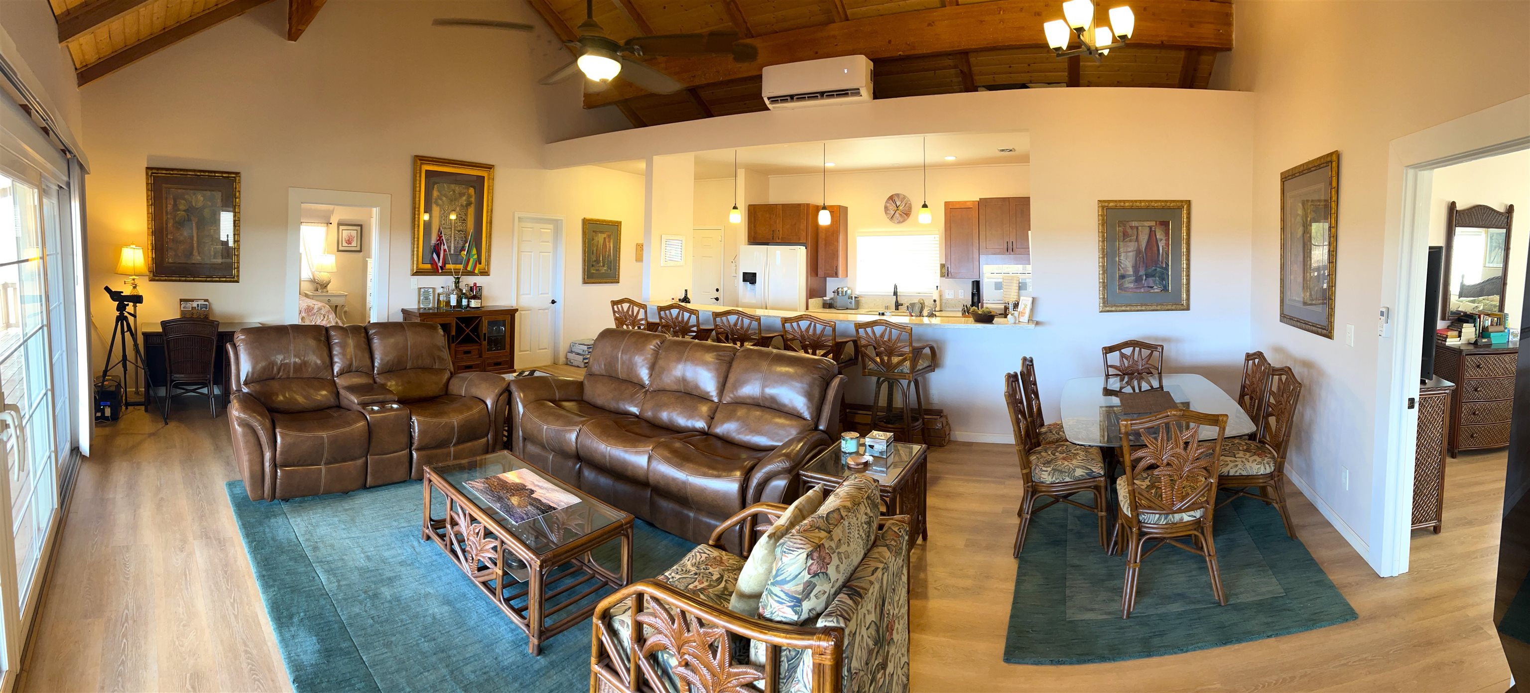 403 Pa Loa Loop, Unit LOT #221 Maunaloa, HI 96770 - Photo 12 of 33 a living room with furniture fireplace and a table