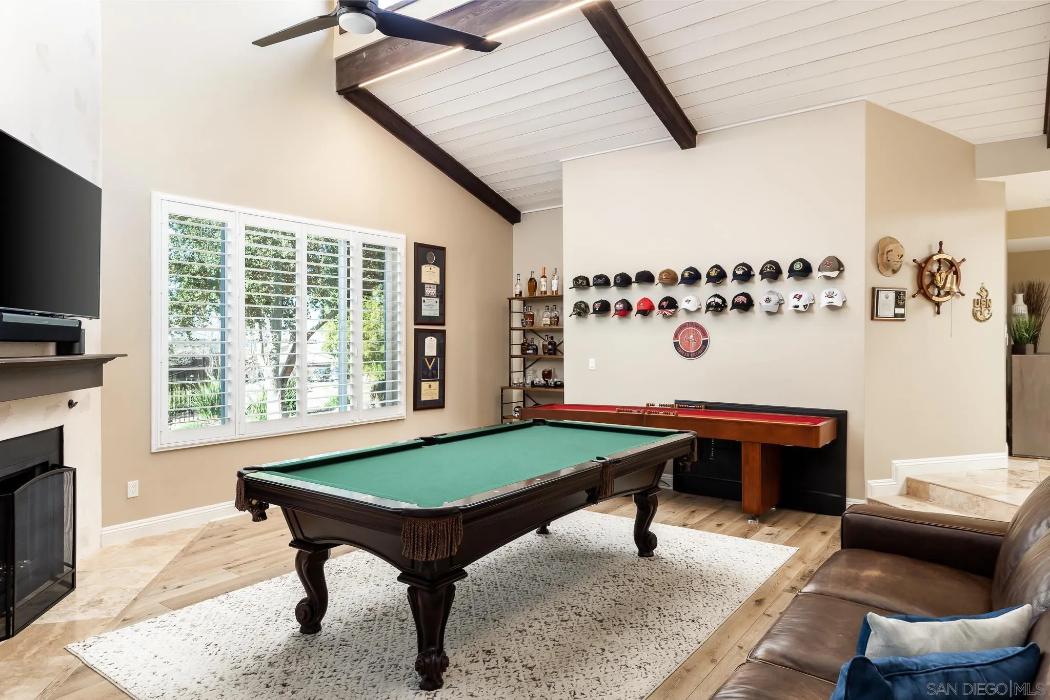 13647 Orchard Gate Road Poway, CA 92064 - Photo 19 of 43 a room with furniture pool table and flat screen tv