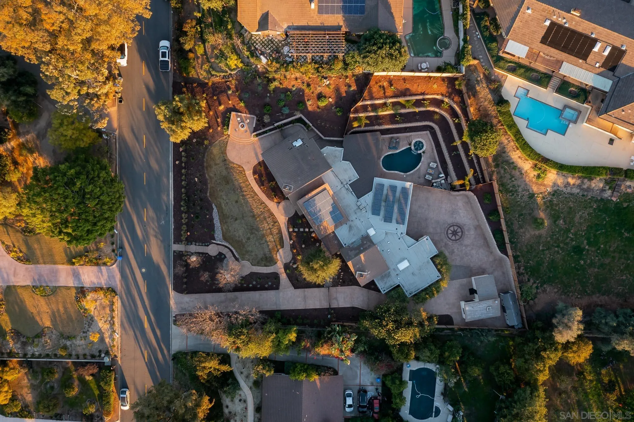 13647 Orchard Gate Road Poway, CA 92064 - Photo 39 of 43 an aerial view of houses with yard