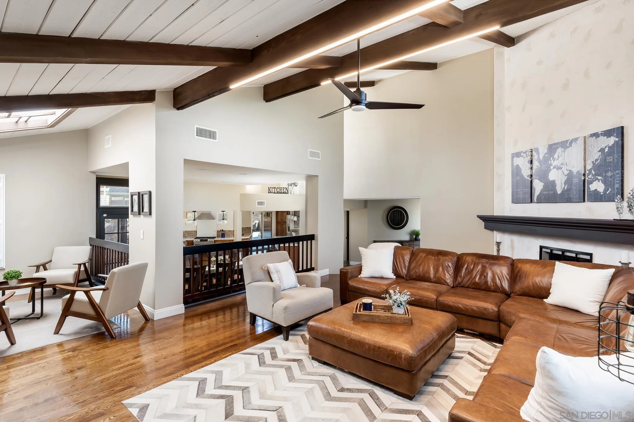 13647 Orchard Gate Road Poway, CA 92064 - Photo 4 of 43 a living room with furniture and wooden floor