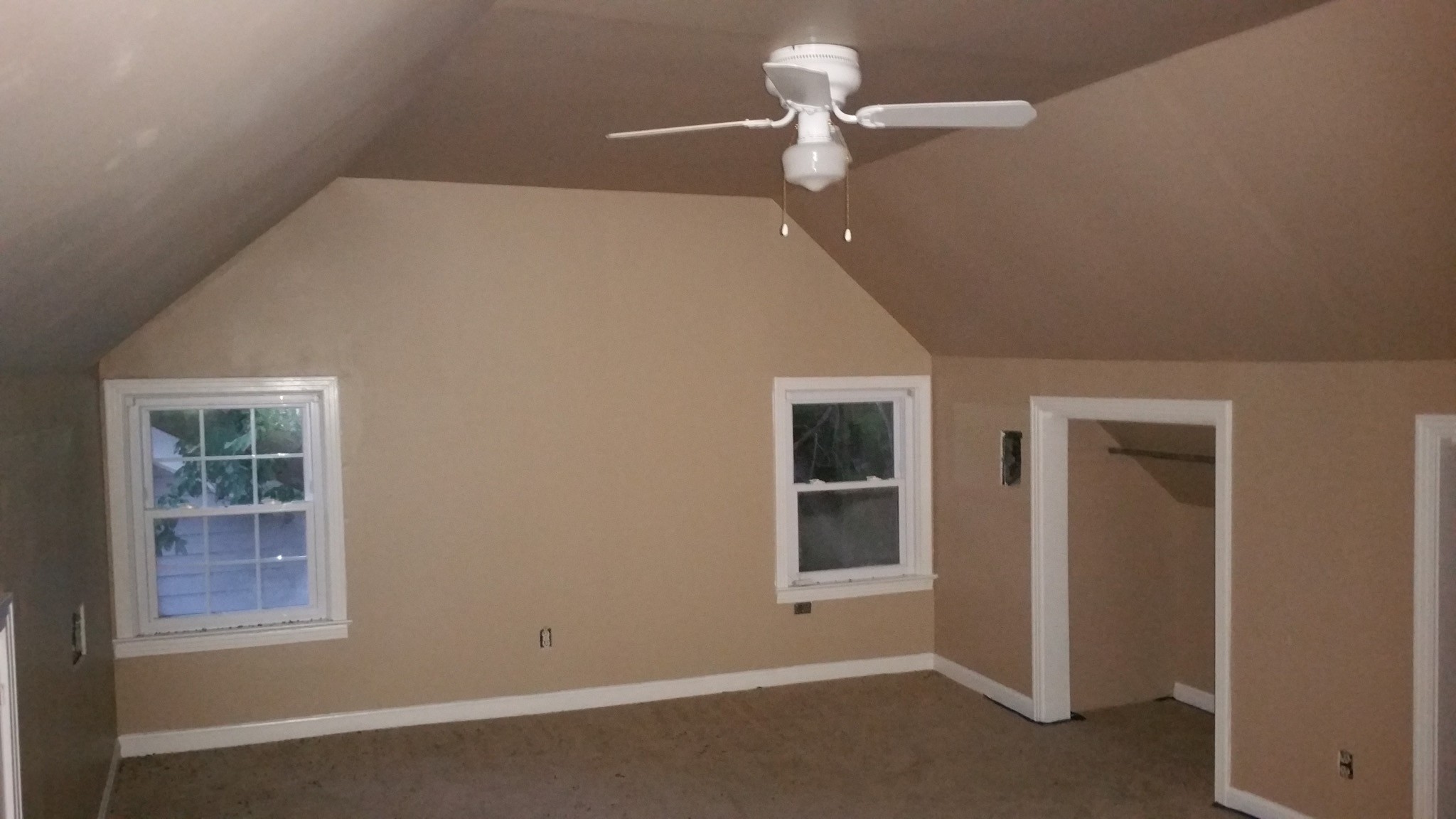 3979 Lem Davis Road Cunningham, TN 37052 - Photo 35 of 39 an empty room with windows and fan