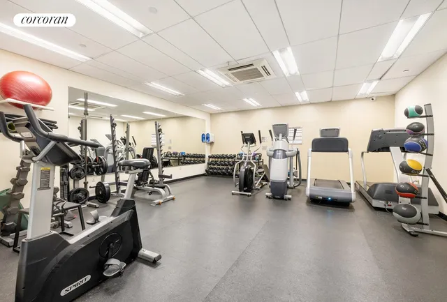 a view of a building with sitting area