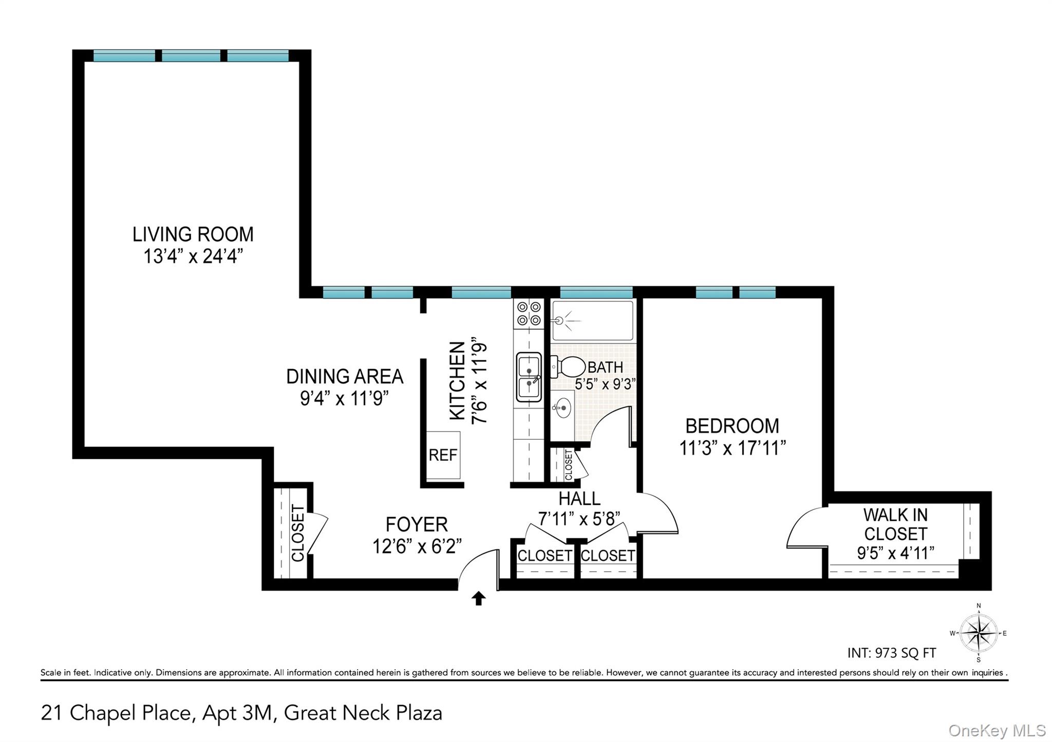 21 Chapel Place, Unit 3M Great Neck, NY 11021 - Photo 21 of 21 View of room layout