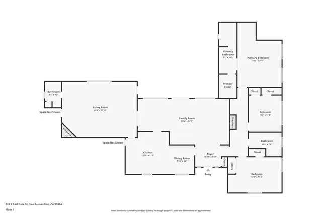 $675,000 | 528 East Parkdale Drive, San Bernardino, CA 92404