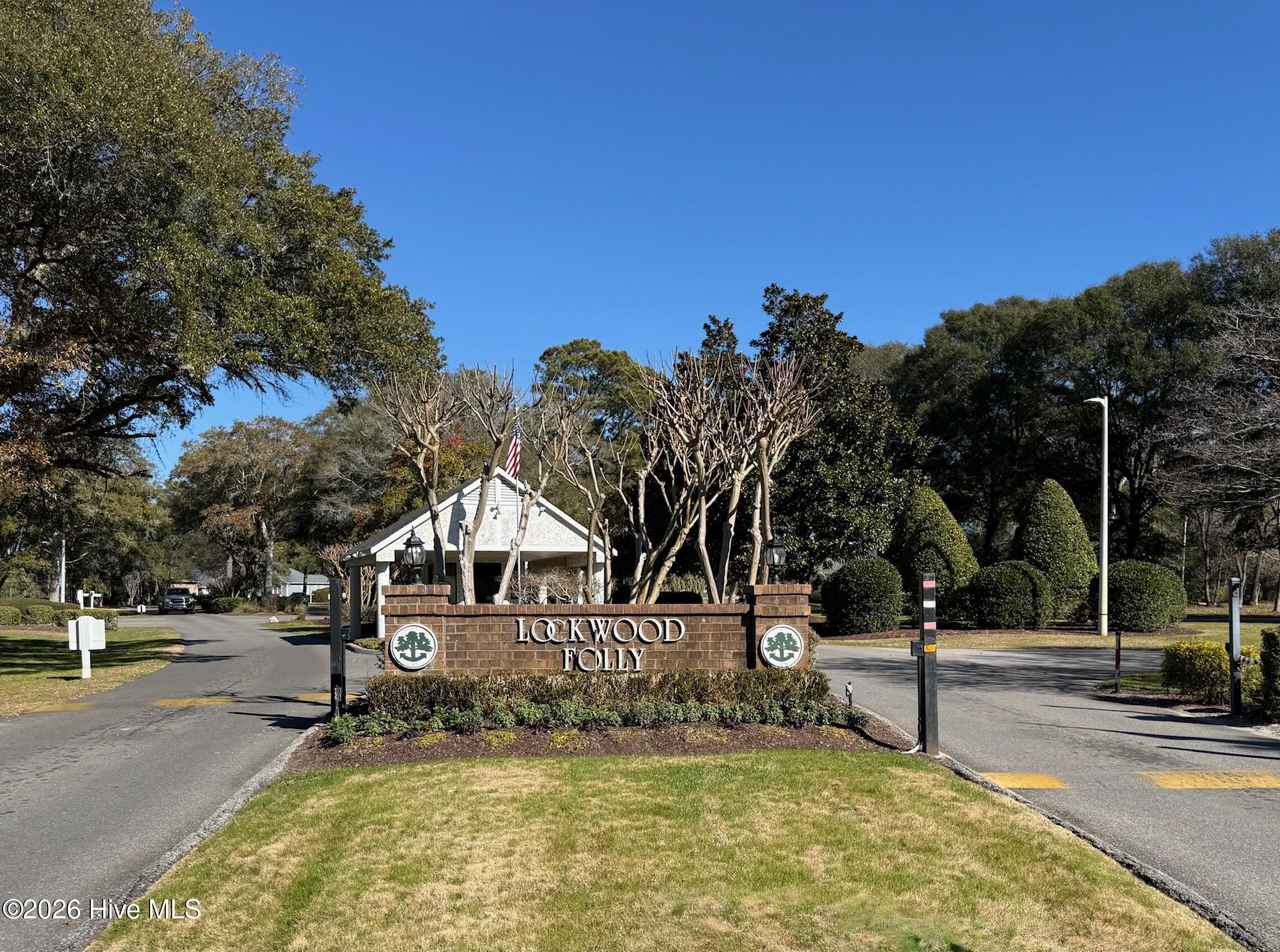 274 Genoe's Point Road Southwest Supply, NC 28462 - Photo 26 of 27 Entrance Gate