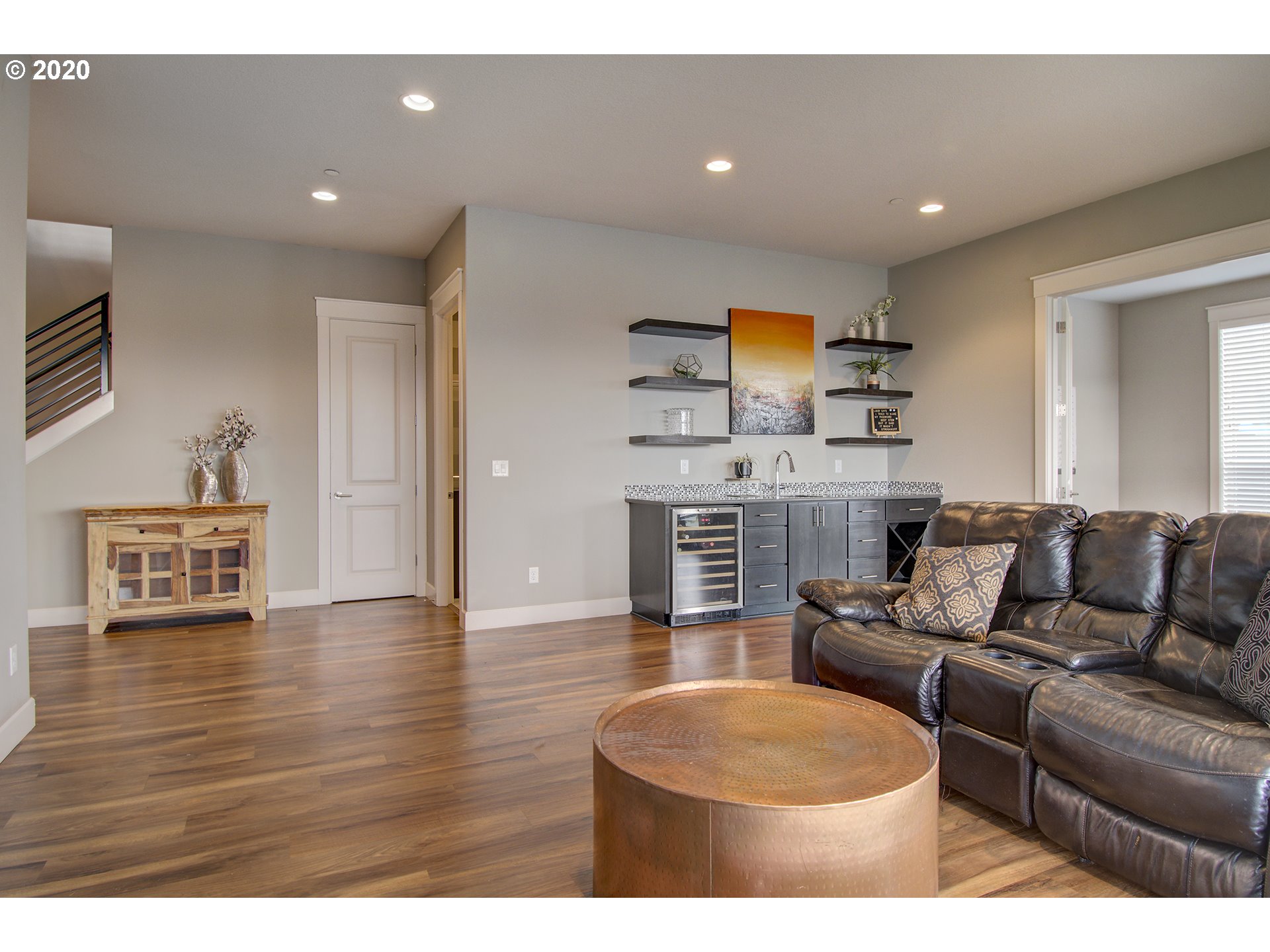3221 Northwest Lake Place Camas, WA 98607 - Photo 24 of 32 a living room with furniture and a wooden floor