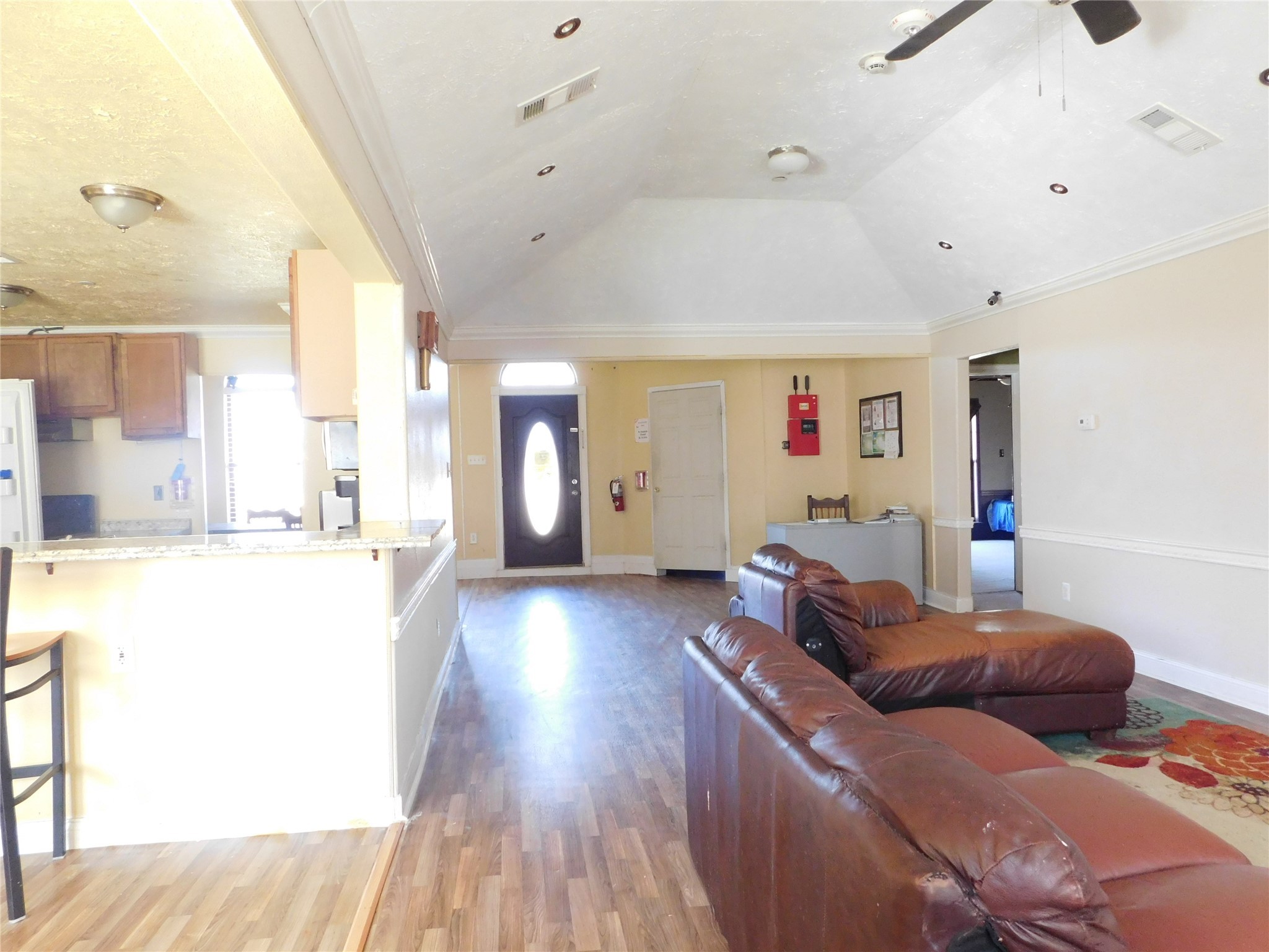 13203 Highway 59 Kendleton, TX 77451 - Photo 5 of 38 a living room with furniture and a wooden floor