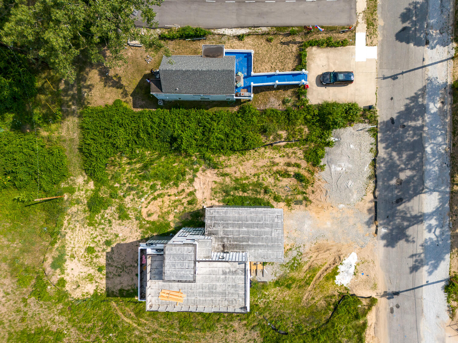 741-751 North Lake Street Gary, IN 46403 - Photo 3 of 9 aerial view of a house with a yard and large trees