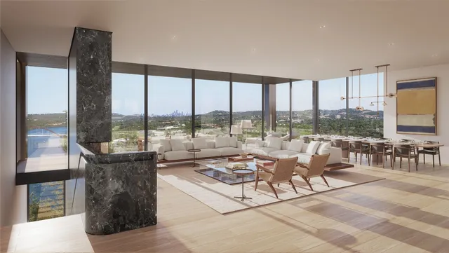 a view of kitchen with cabinets and wooden floor