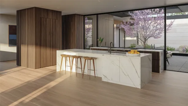 a living room filled with furniture