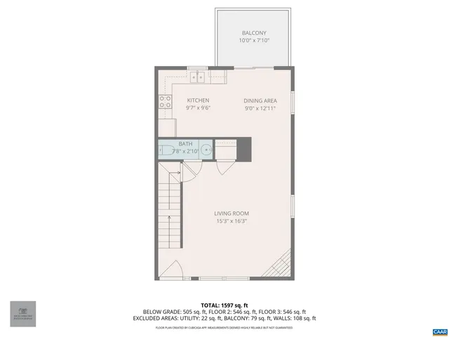 a picture of a bench in a white building