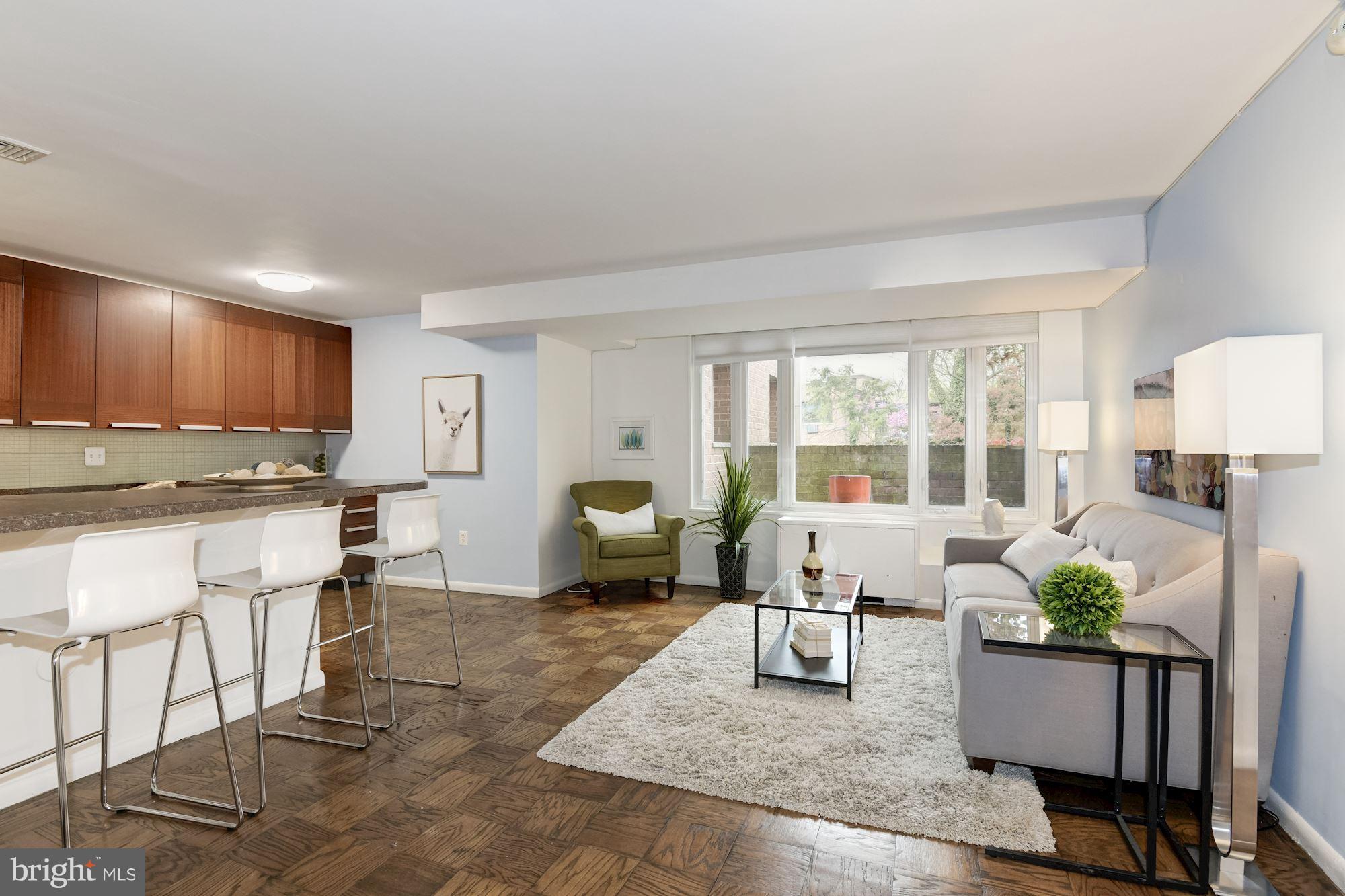 2400 41st Street Northwest, Unit 103 Washington, DC 20007 - Photo 4 of 19 Cozy living room