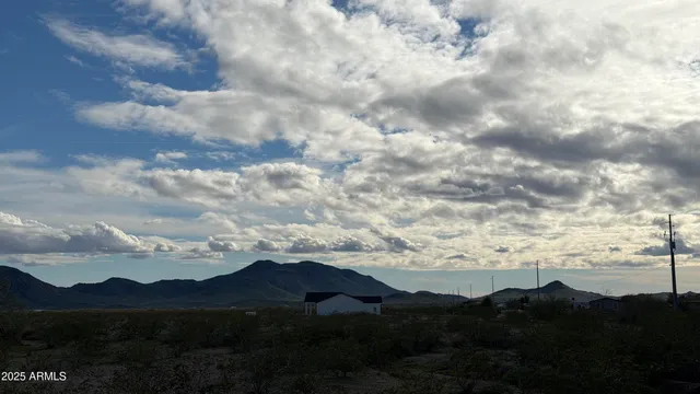 a view of city and mountain