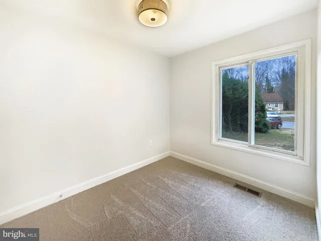 a view of a window in a room