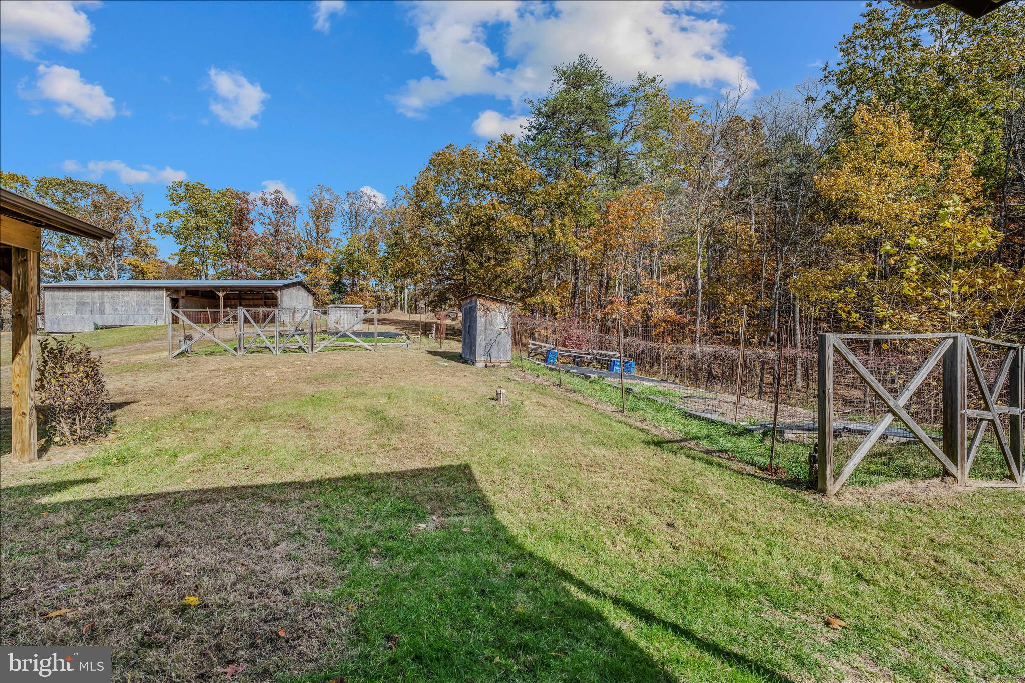 3041 Pine Grove Road Berkeley Springs, WV 25411 - Photo 49 of 99 a view of a yard with table and chairs