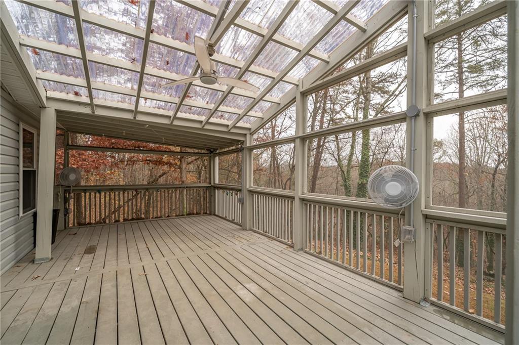 2038 Upper Salem Church Road Jasper, GA 30143 - Photo 6 of 25 a view of wooden balcony with wooden floor
