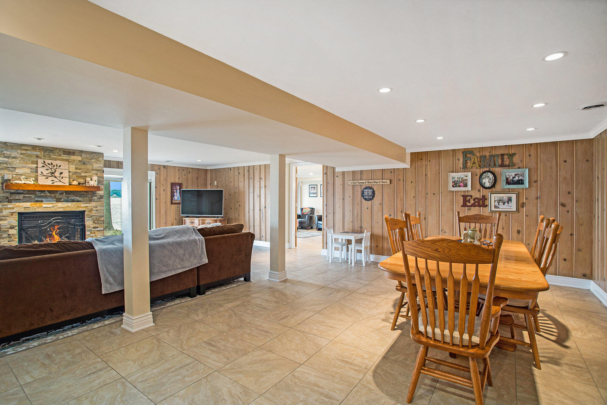 905 Elm Street Colon, MI 49040 - Photo 33 of 57 Walkout Family Room/Dining Area