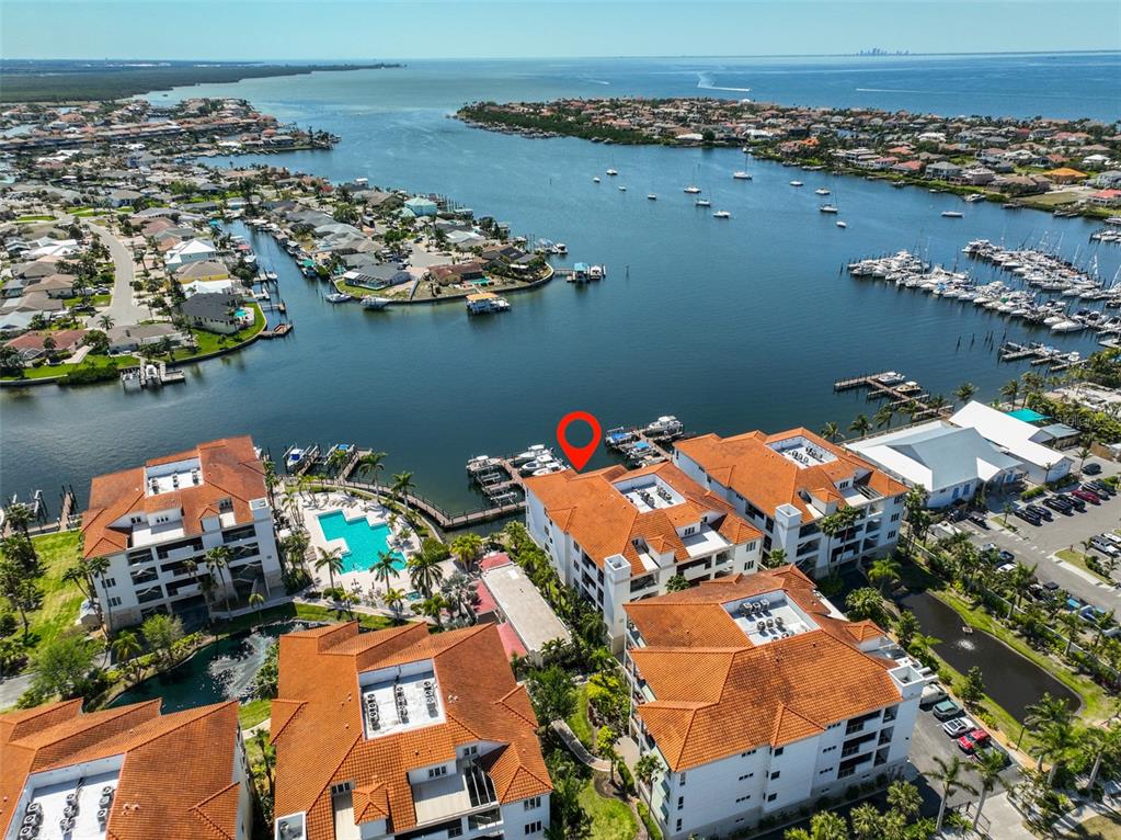 1038 Bellasol Way, Unit 202 Apollo Beach, FL 33572 - Photo 4 of 52 an aerial view of residential houses with outdoor space