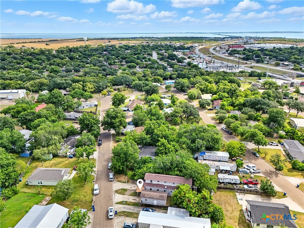 206 Cheeves Avenue Port Lavaca, TX 77979 - Photo 4 of 28 an aerial view of residential houses with outdoor space