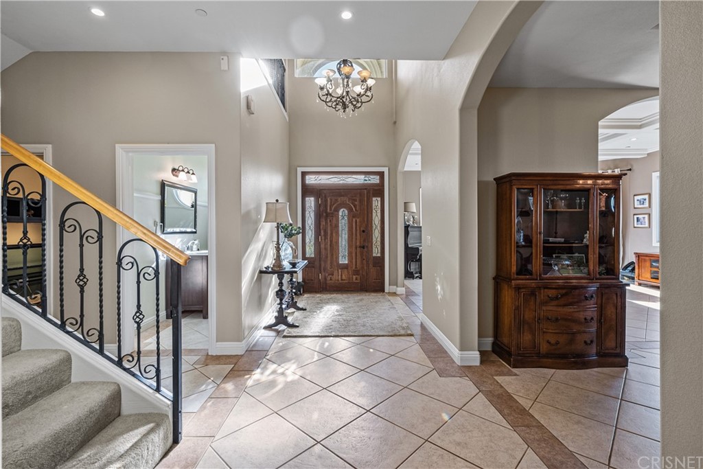 24806 Carlos Place Newhall, CA 91321 - Photo 21 of 44 a view of a hallway view with staircase