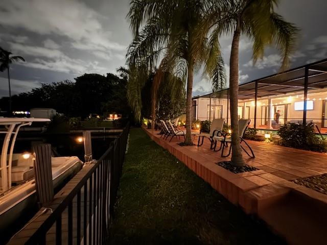 1311 Southwest 56th Avenue Plantation, FL 33317 - Photo 24 of 31 a view of a backyard with sitting area