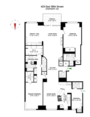 $3,450,000 | 425 East 58th Street, Unit 33D | Sutton Place