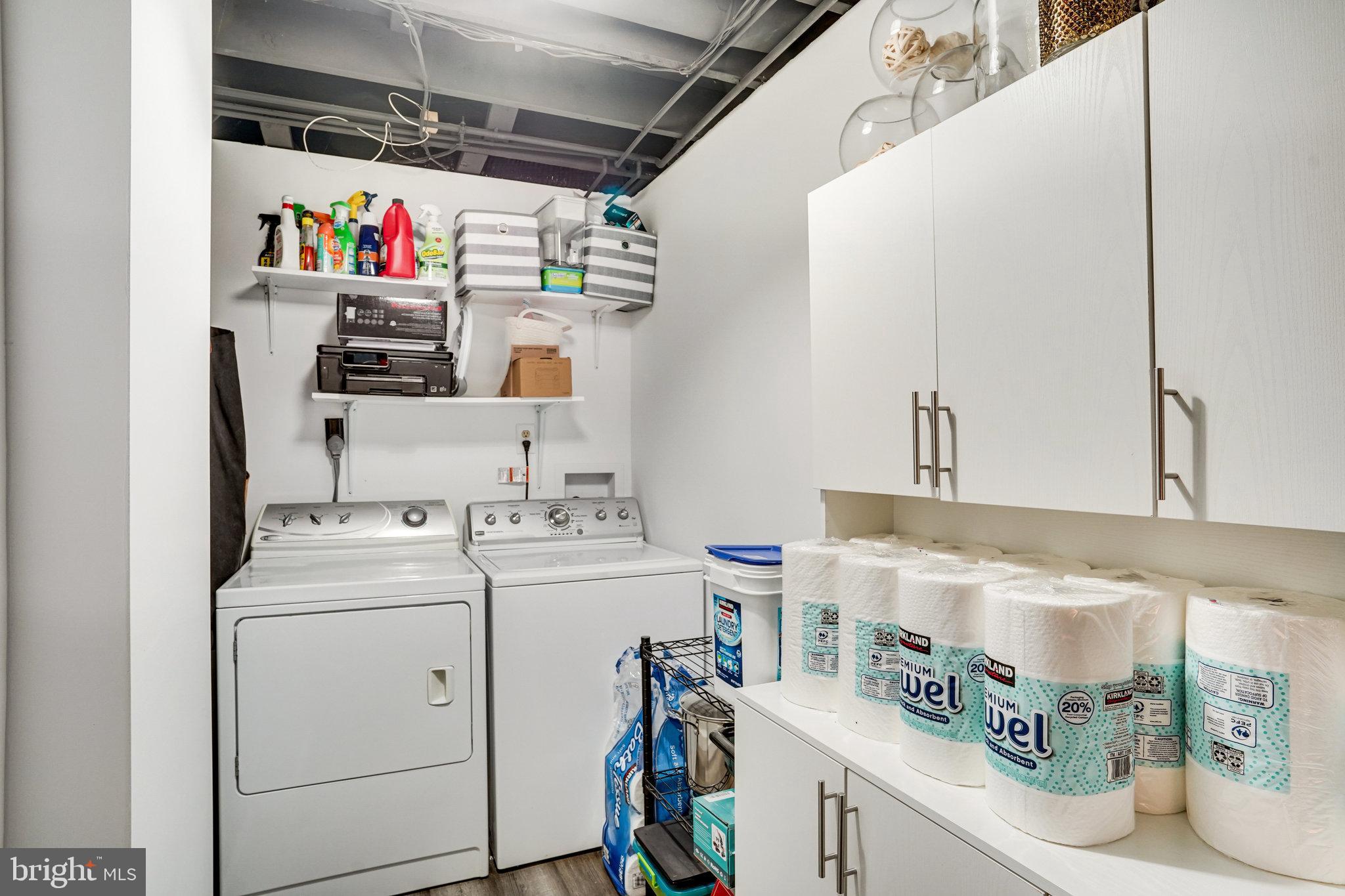 8345 Windfall Road Springfield, VA 22153 - Photo 24 of 30 a utility room with dryer and washer