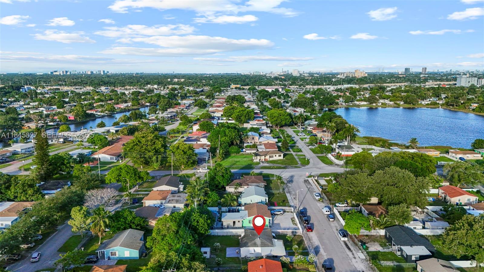 1235 Northwest 86th Street Miami, FL 33147 - Photo 32 of 37 an aerial view of multiple house