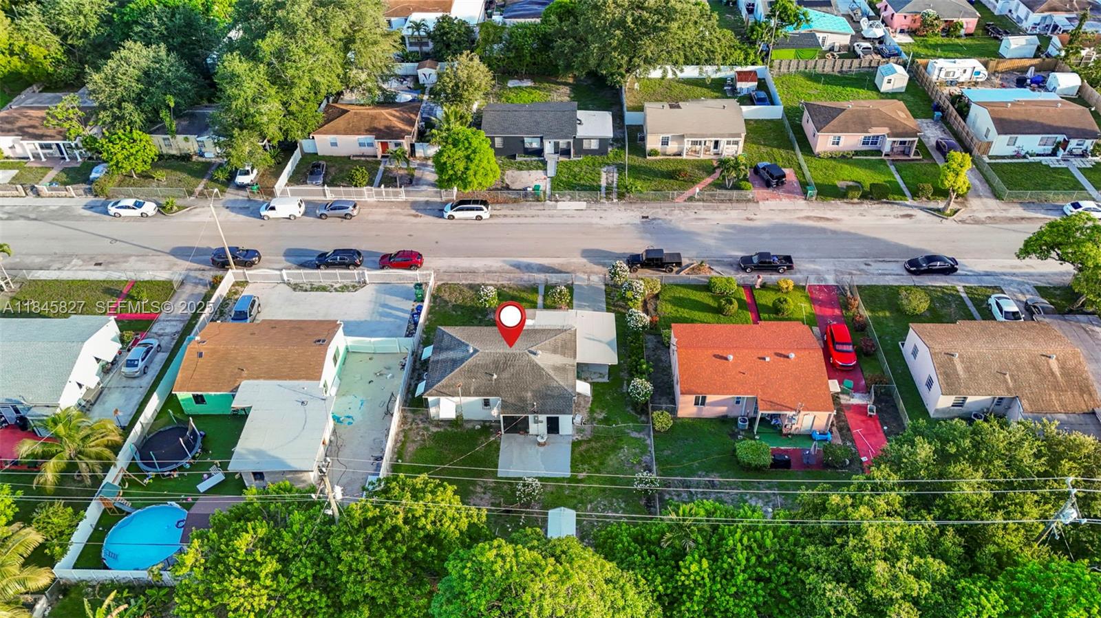 1235 Northwest 86th Street Miami, FL 33147 - Photo 37 of 37 an aerial view of a houses with yard