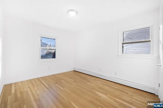 wooden floor in a room
