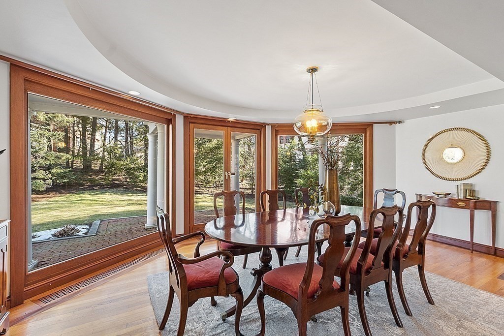 3 Goodwin Road Lexington, MA 02420 - Photo 13 of 38 a view of a dining room with furniture window and outside view