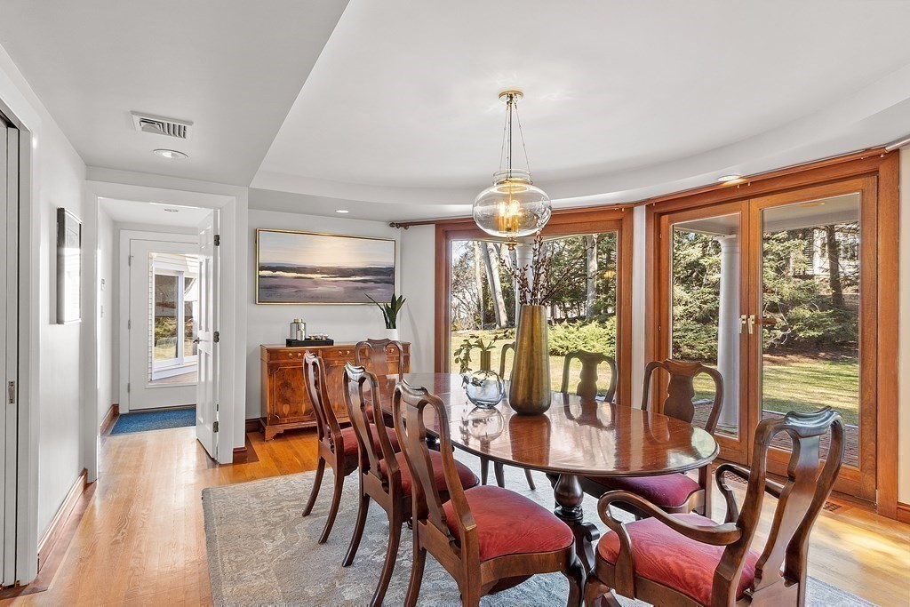 3 Goodwin Road Lexington, MA 02420 - Photo 15 of 38 a view of a dining room with furniture window and outside view