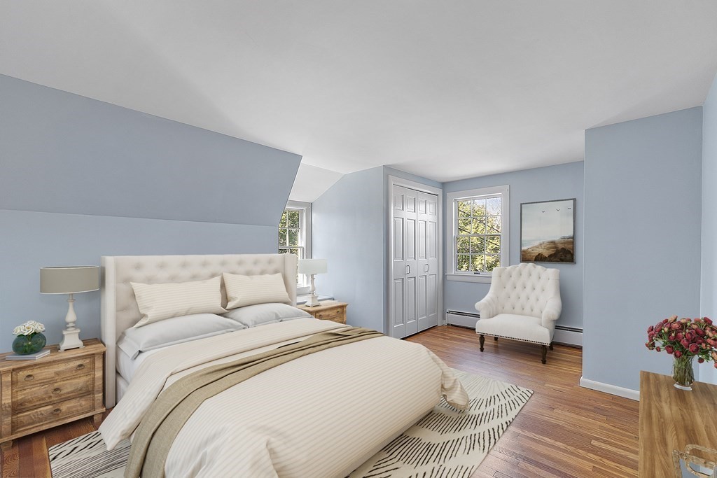 3 Goodwin Road Lexington, MA 02420 - Photo 25 of 38 a bedroom with bed and large window