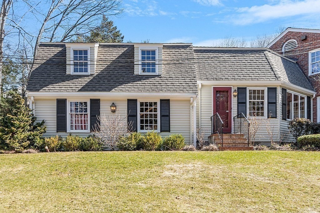 3 Goodwin Road Lexington, MA 02420 - Photo 33 of 38 front view of a house with a yard