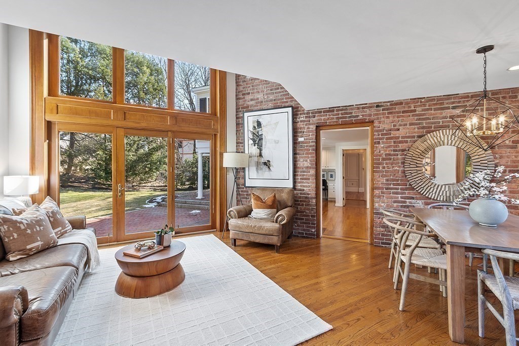 3 Goodwin Road Lexington, MA 02420 - Photo 7 of 38 a living room with furniture and a potted plant
